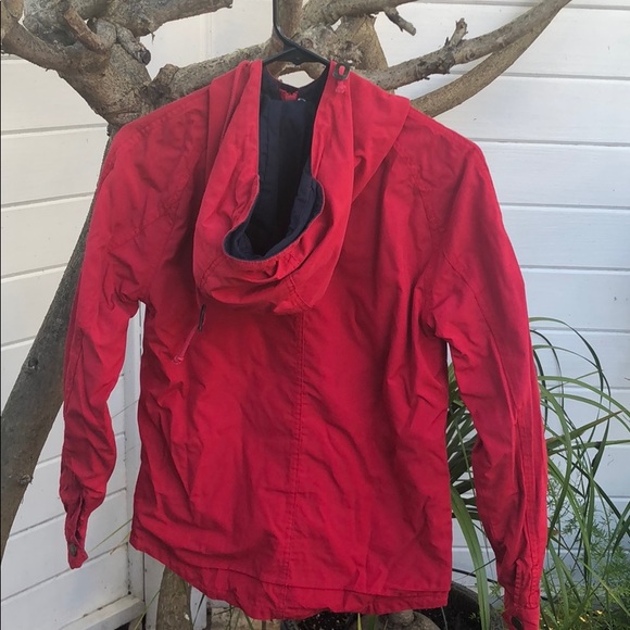 Red utility style jacket - Picture 2 of 3